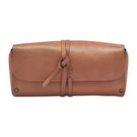 New arrival Portable waterproof customized designer Genuine leather travel pouch cosmetic toiletry make up case organizer bag