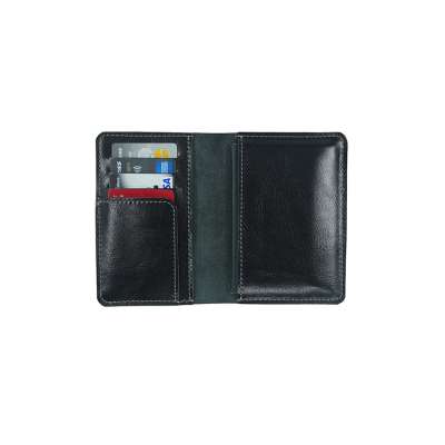 New coming design factory sale fashion multifunction genuine leather slim money clip wallets with LOGO custom