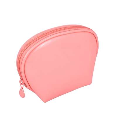 Candy Colors Patent Leather Beauty Zipper Travel Bags Leather Cosmetic Bag Makeup Case Toiletry Pouch Cosmetic Cases